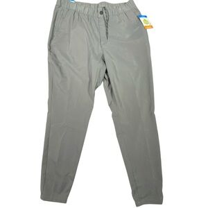 Columbia Tapered Leg Joggers Men's L Gray Active Performance Outdoor Chinos NWT